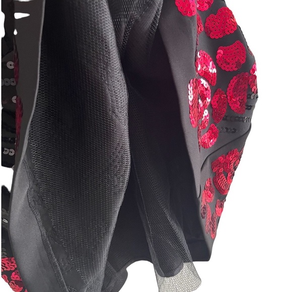 Bebe Black Hayley Sequin Mini Dress Size XS - Picture 9 of 9